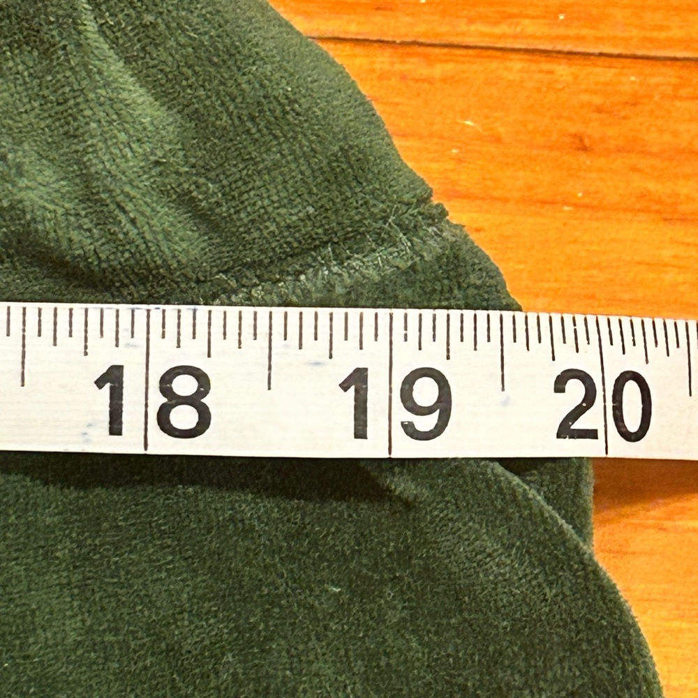 3X 1.State green velour pull on elastic waist lounge jogger pants with pockets - Picture 12 of 14
